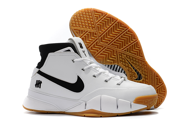 Nike Kobe 1 Protro ZK1 White Black Gum Sole Shoes